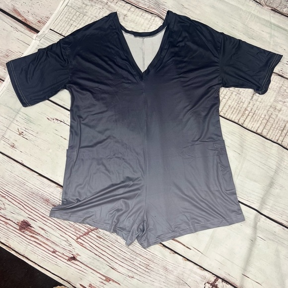 HOTSHOT T-Shirt Onesie generic non brand Ombre Grey Size XL - Picture 7 of 10